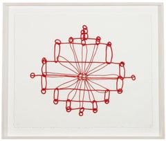 Crochet II - Estampe en édition limitée signée sur papier fait main, 1998