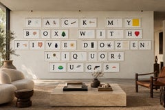 A B C Art (Bajo relieve) Parte II: PMBWFDLJ (Pangram) - Lámina de edición limitada