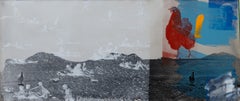 Untitled - Signed Silkscreen Ink on Tin Unique Painting, 1985