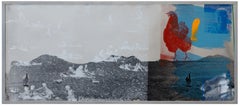 Untitled - Signed Silkscreen Ink on Tin Unique Painting, 1985
