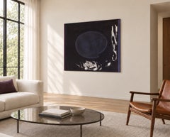 Trock-2 - Signed Acrylic on Canvas Color-Field Abstract Painting, 1982