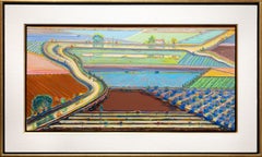 «The Riverhouse» - Pintura al óleo sobre lienzo firmada, paisaje, 2001/2005