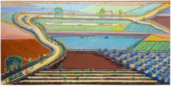 «The Riverhouse» - Pintura al óleo sobre lienzo firmada, paisaje, 2001/2005