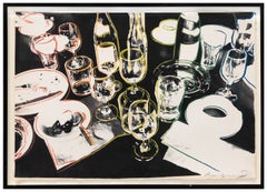 After the Party - Signed Limited Edition Still-Life Screen Print, 1979