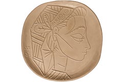 Profil de Jacqueline (Jacqueline's Profile) - Limited Edition Ceramic Plate 1956