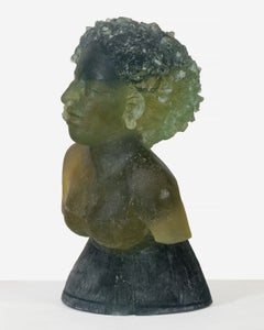 Dona Nasi (signora Nasi) - Scultura contemporanea unica in vetro fuso, XXI secolo