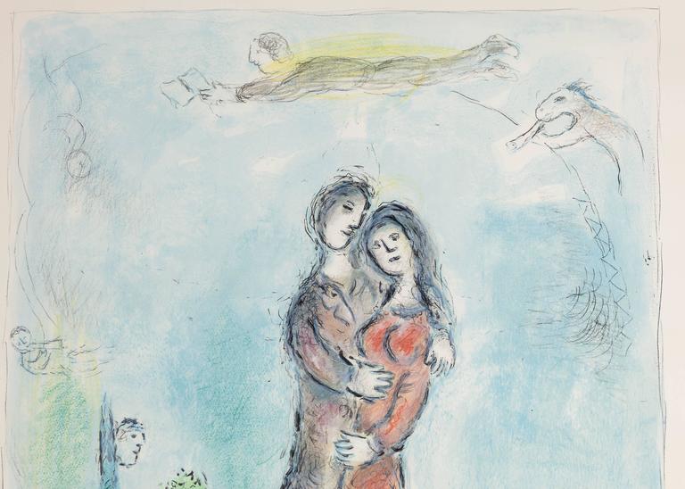 Marc Chagall La Joie, Print For Sale at 1stdibs