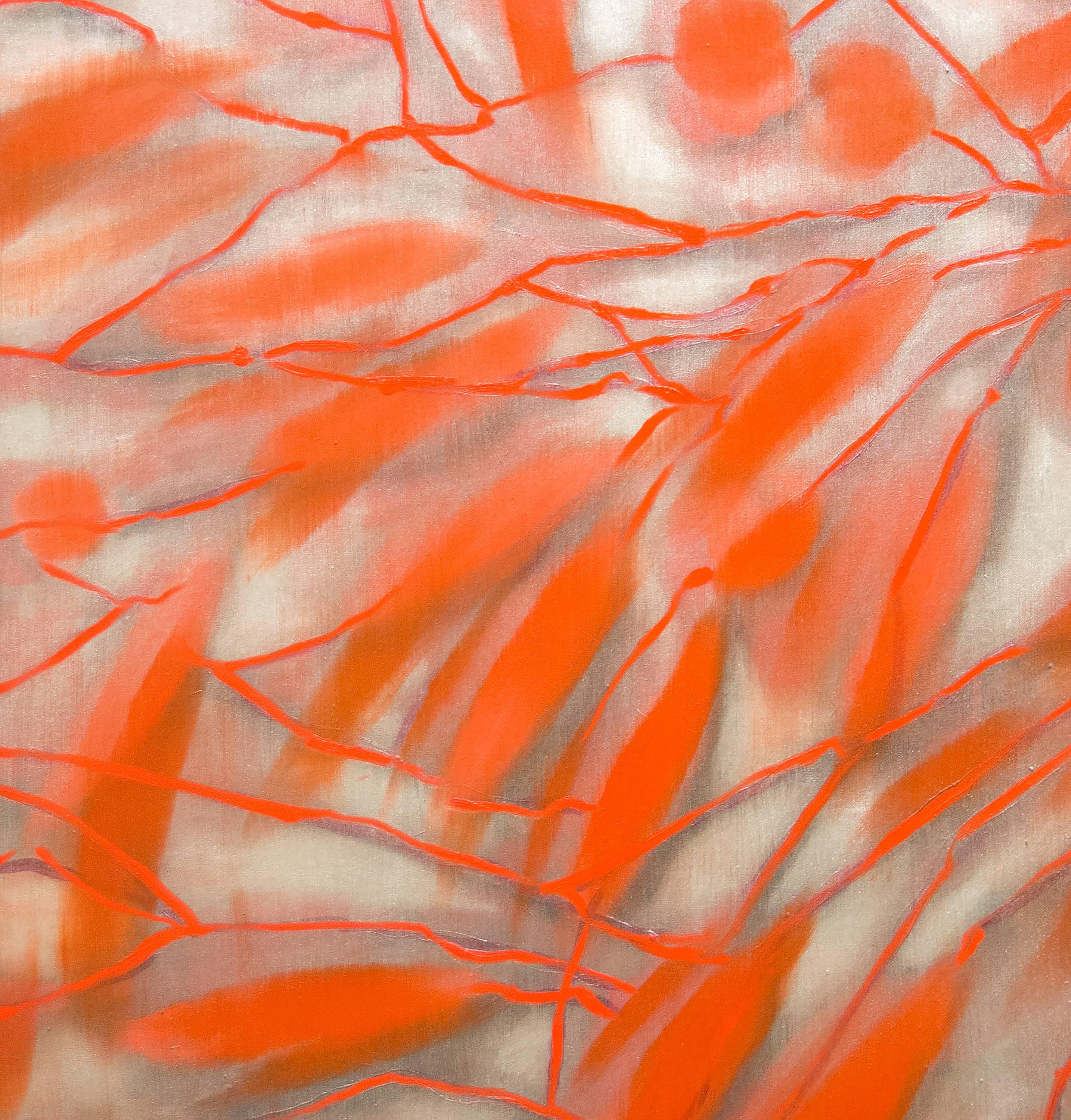 An oil on linen canvas painting by contemporary artist Ross Bleckner. 