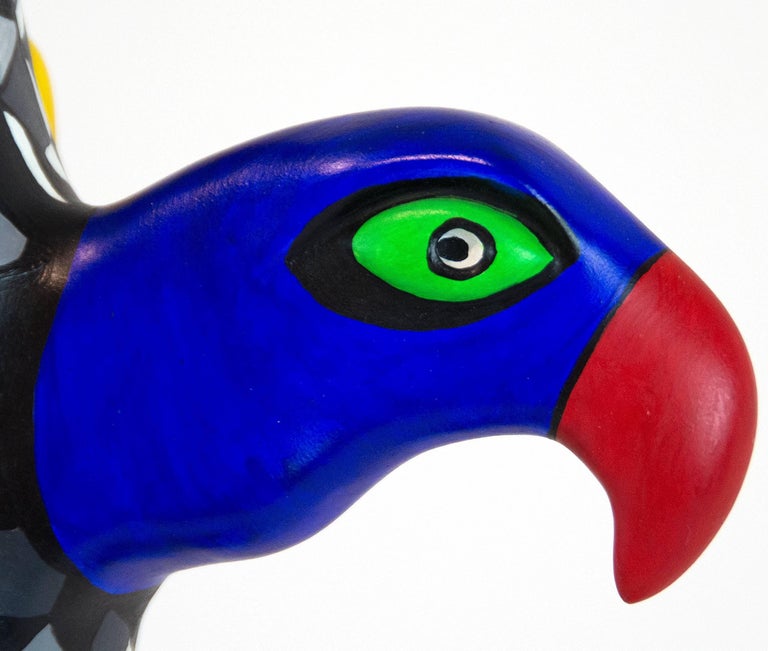 Niki de Saint Phalle Small Bull Totem, Sculpture For Sale at 1stdibs