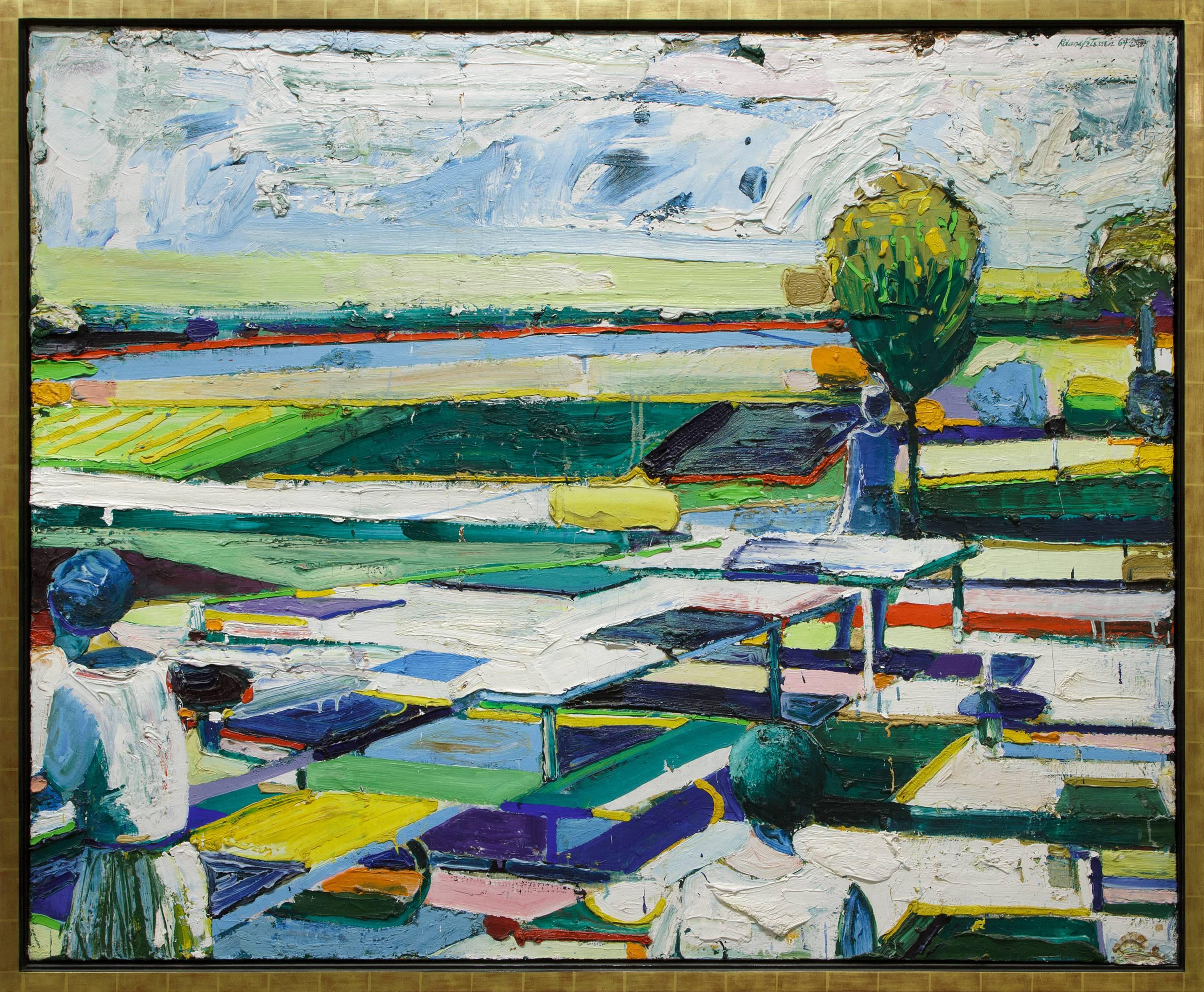 Roland Petersen Landscape Painting - Untitled