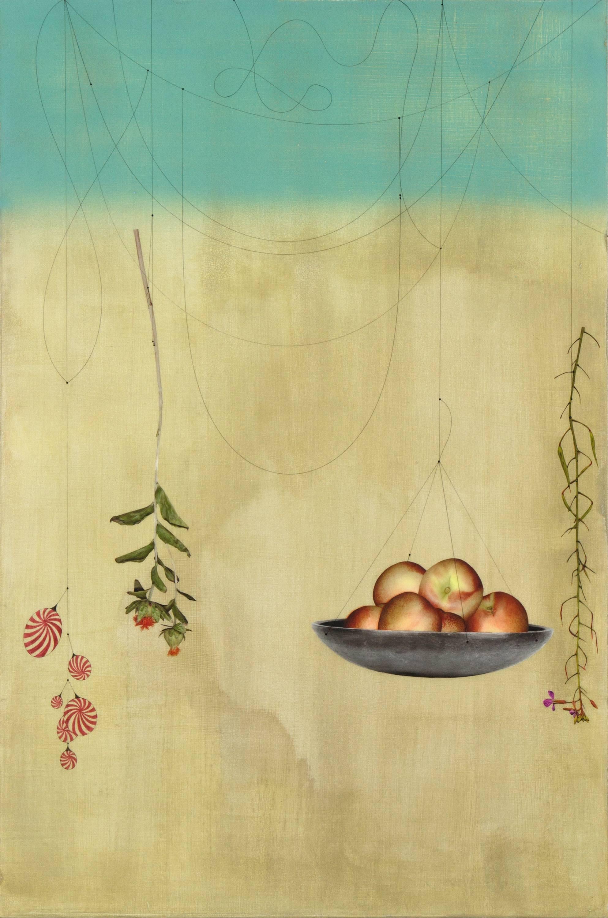 Kaoru Mansour Still-Life Painting - Peach #101