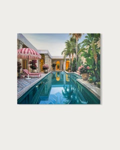 Ein Ort des endlosen Sommers: Ölgemälde zeitgenössischer Poolarchitektur