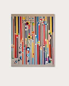 The Lilly Muth - Abstraction géométrique contemporaine - Peinture à l'huile