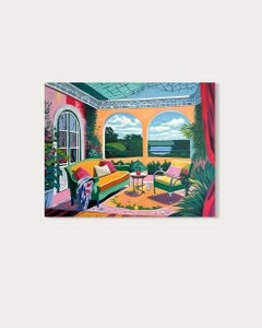 A Quiet afternoon - B.Schaumann Contemporary interior Painting
