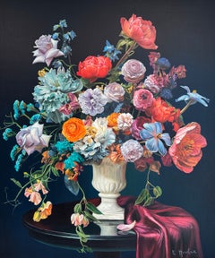 And if the world forgets our names K.Husslein Flower Hyperrealistic Still life