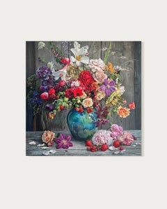 Quelque part entre les montagnes et le ciel – K. Husslein – Nature morte hyperréaliste