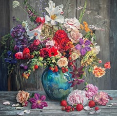 Quelque part entre les montagnes et le ciel – K. Husslein – Nature morte hyperréaliste