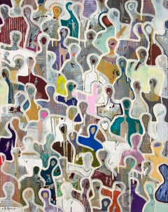 « Emportez un sourire avec vous » de Gaëtan de Seguin - Peinture figurative contemporaine