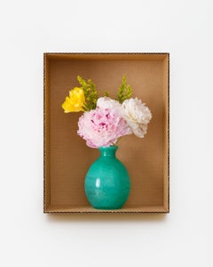 Peonies & Freesia (Miami Green)