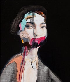 Poise by Vladinsky 21st Century Contemporary Portrait Pop Art Romanian Artist