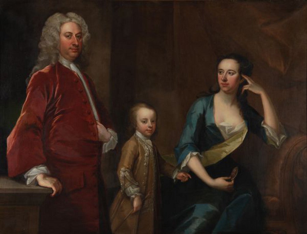 Jonathan Richardson, the Elder Portrait Painting - Portrait of a Family