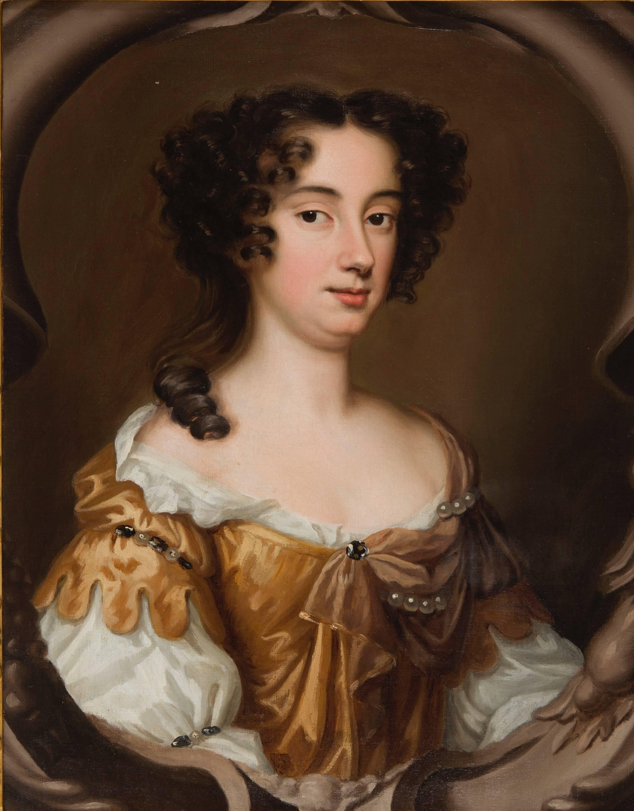 Mary Beale Portrait Painting – Mary Langham:: Lady Delamer