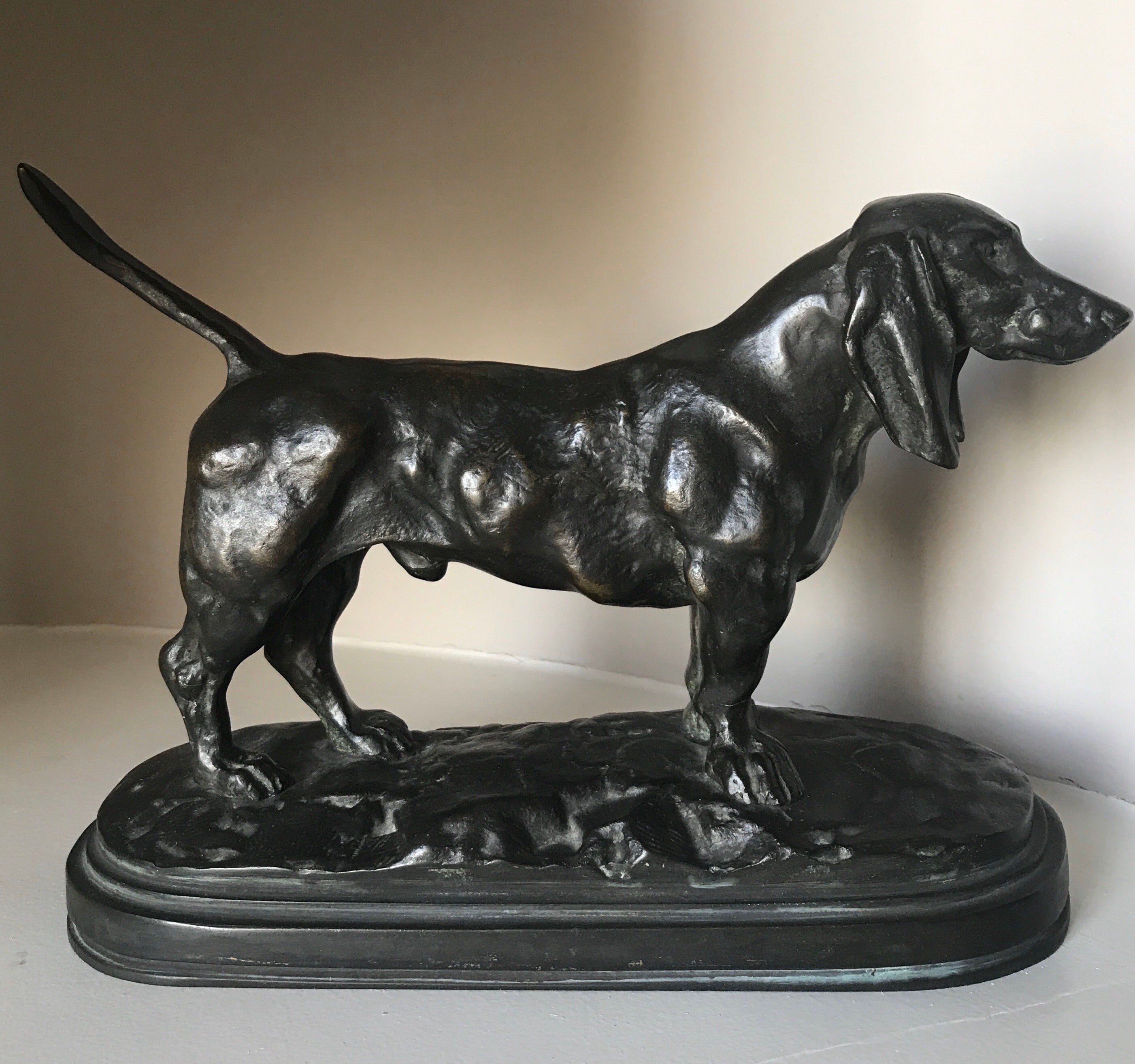 AntoineLouis Barye Sculpture of "A Rearing Bull" by animalier