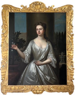 Tableau du début du XVIIIe siècle représentant Henrietta Paulet, duchesse de Bolton 