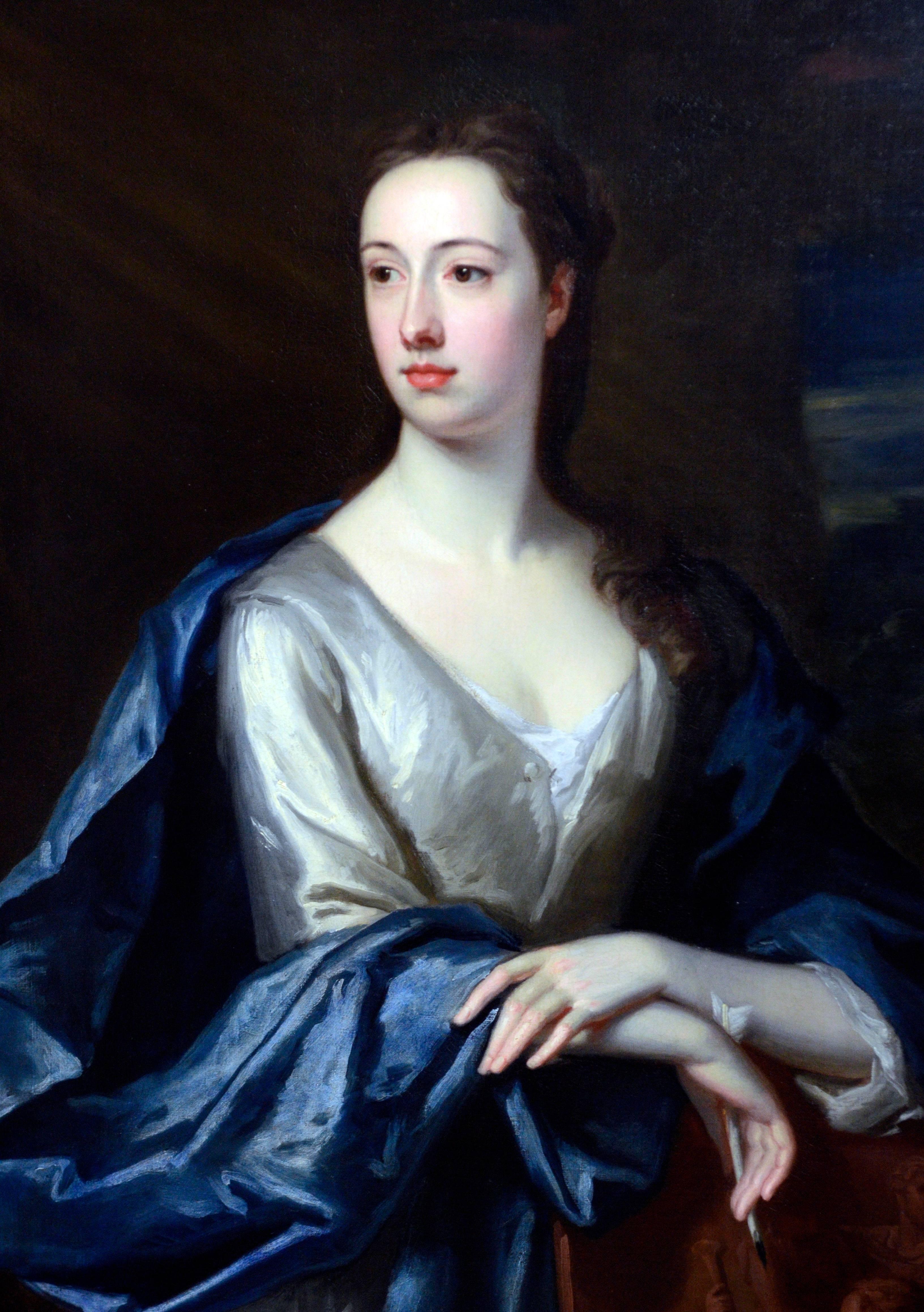 The Poet Judith Madan (1702-1781) - Painting by Jonathan Richardson, the Elder