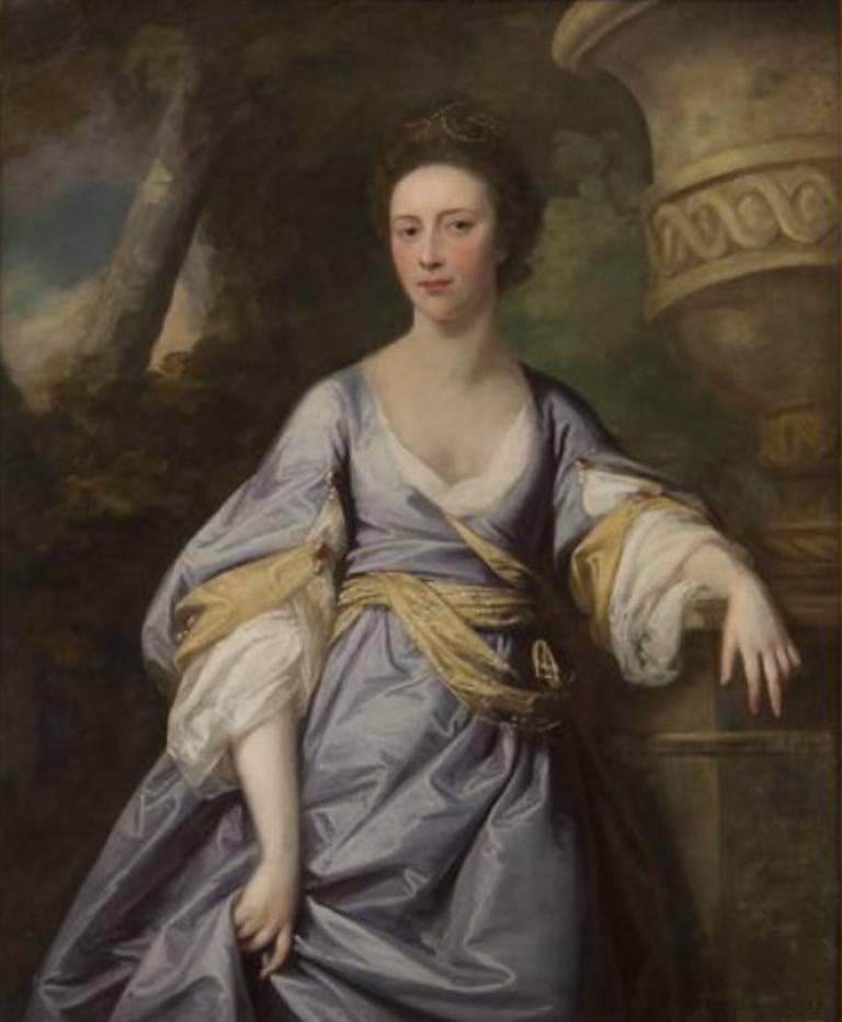 Francis Cotes Portrait Painting - Portrait of a Lady, Circa 1765