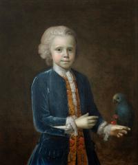 Portrait of a Boy with Parrot