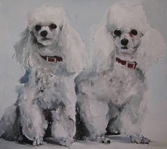 Untitled (two poodles)