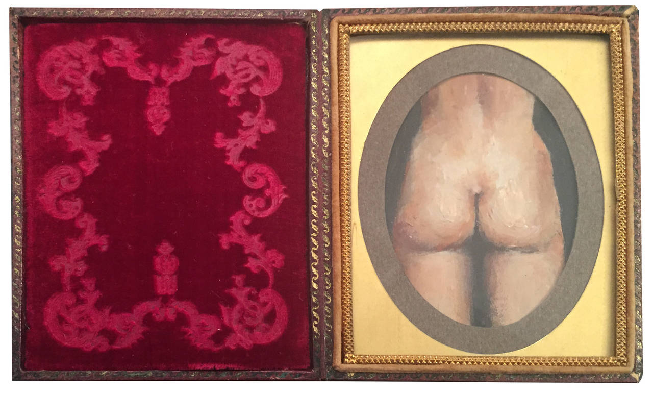 Untitled (behind picture frame) - Mixed Media Art by Santiago Ydañez