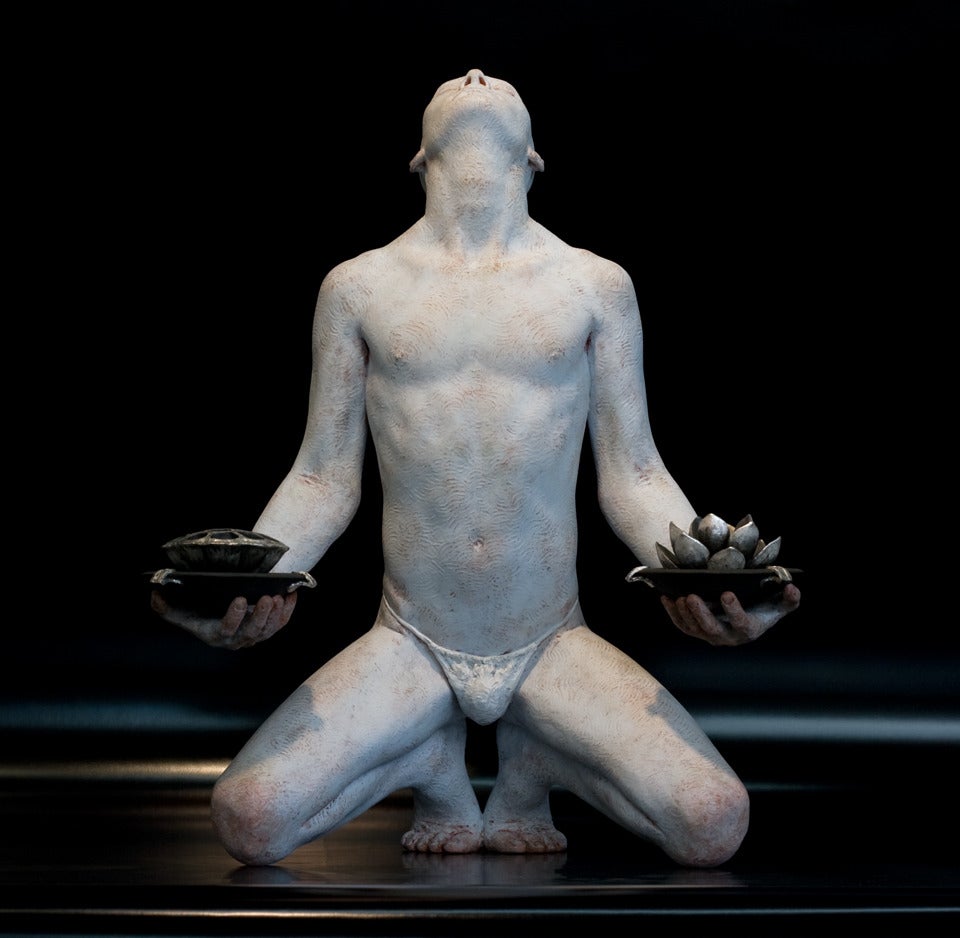Chie Shimizu Figurative Sculpture - Untitled No. 14