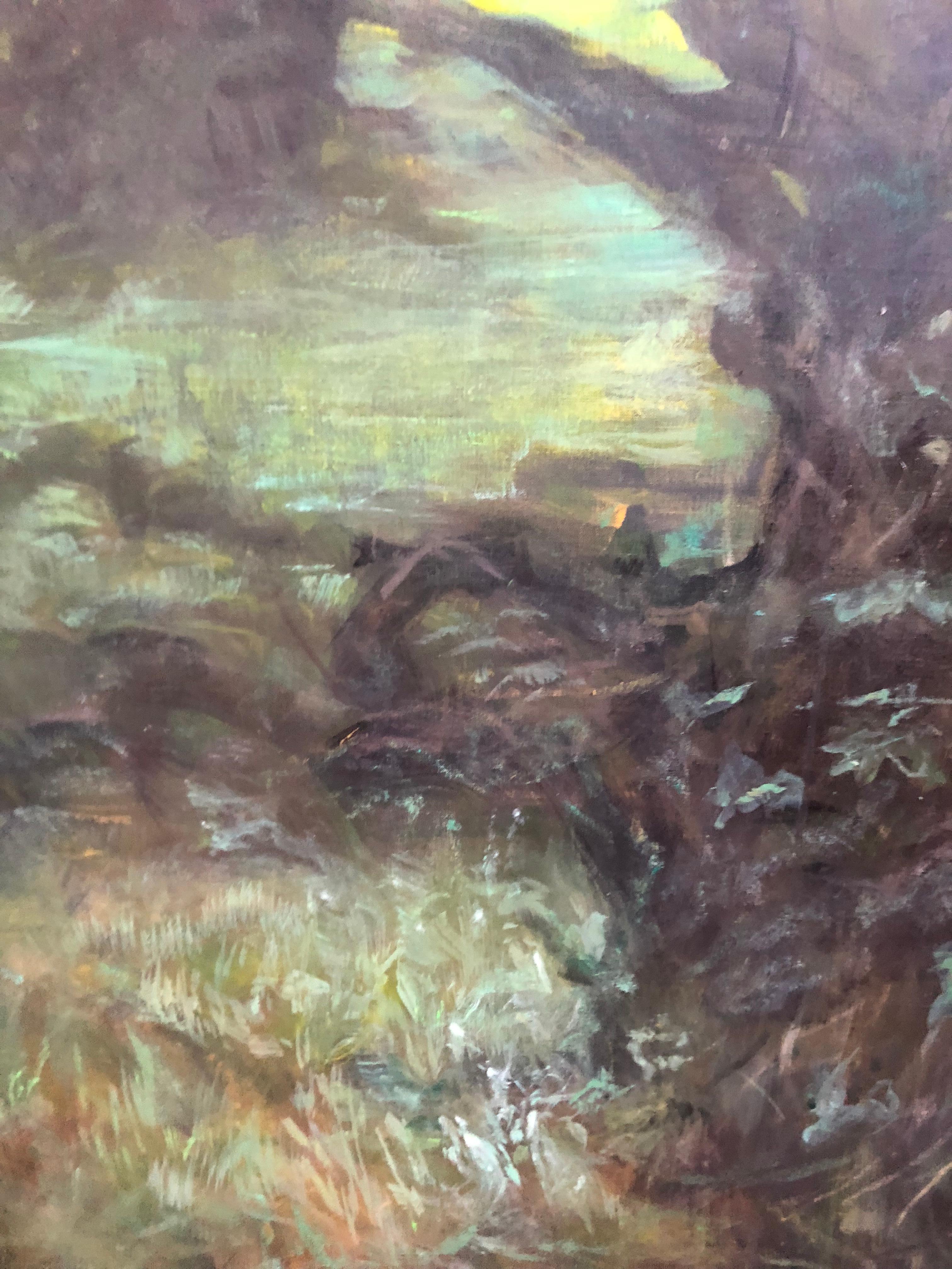 Forest painting on canvas 130x100cm by Volodymyr Zayichenko im Angebot 4