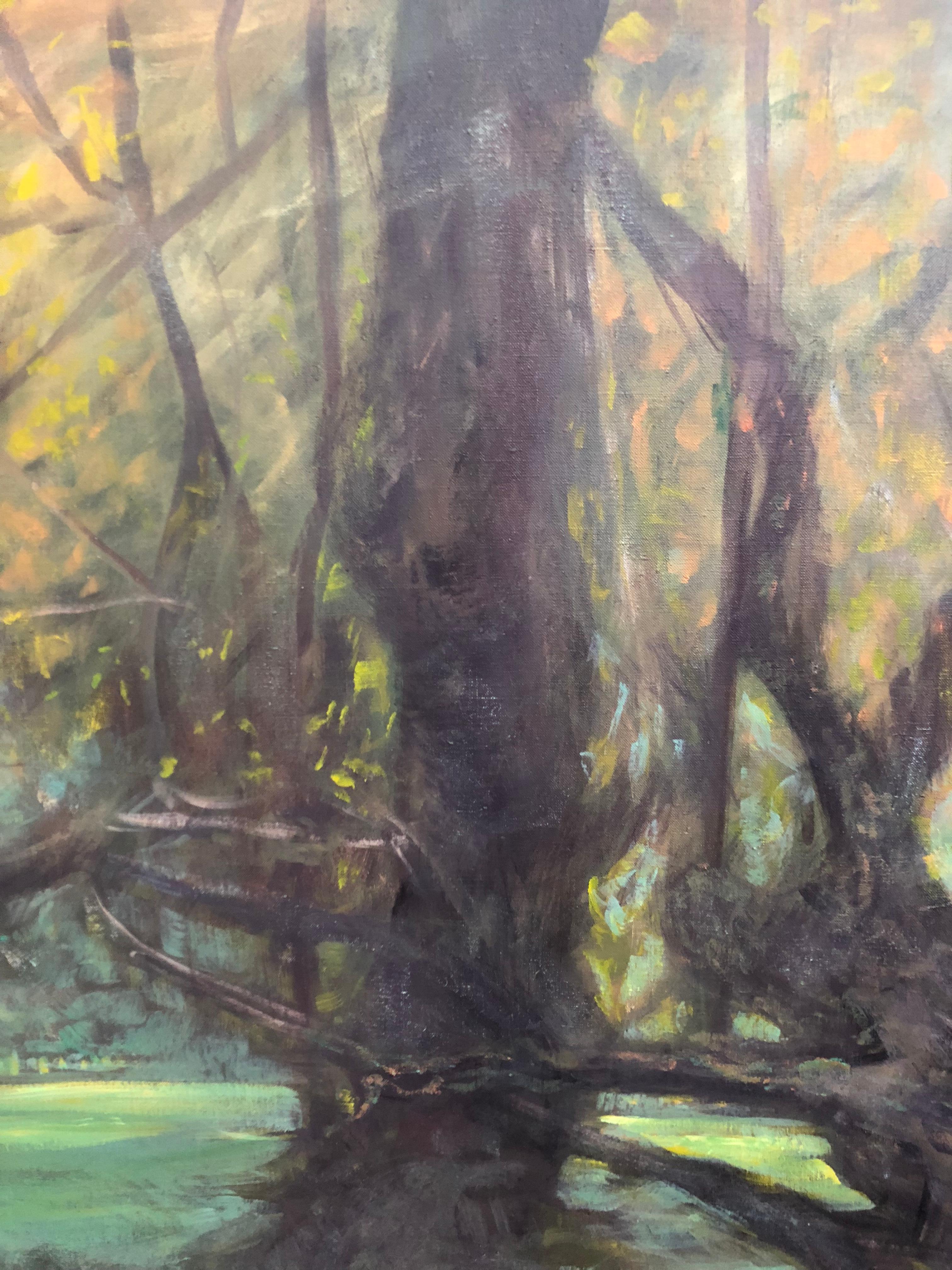 Forest painting on canvas 130x100cm by Volodymyr Zayichenko im Angebot 6