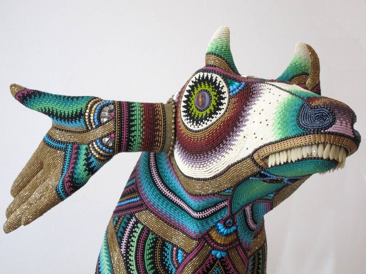 Reindeer Dance - Sculpture by Jan Huling