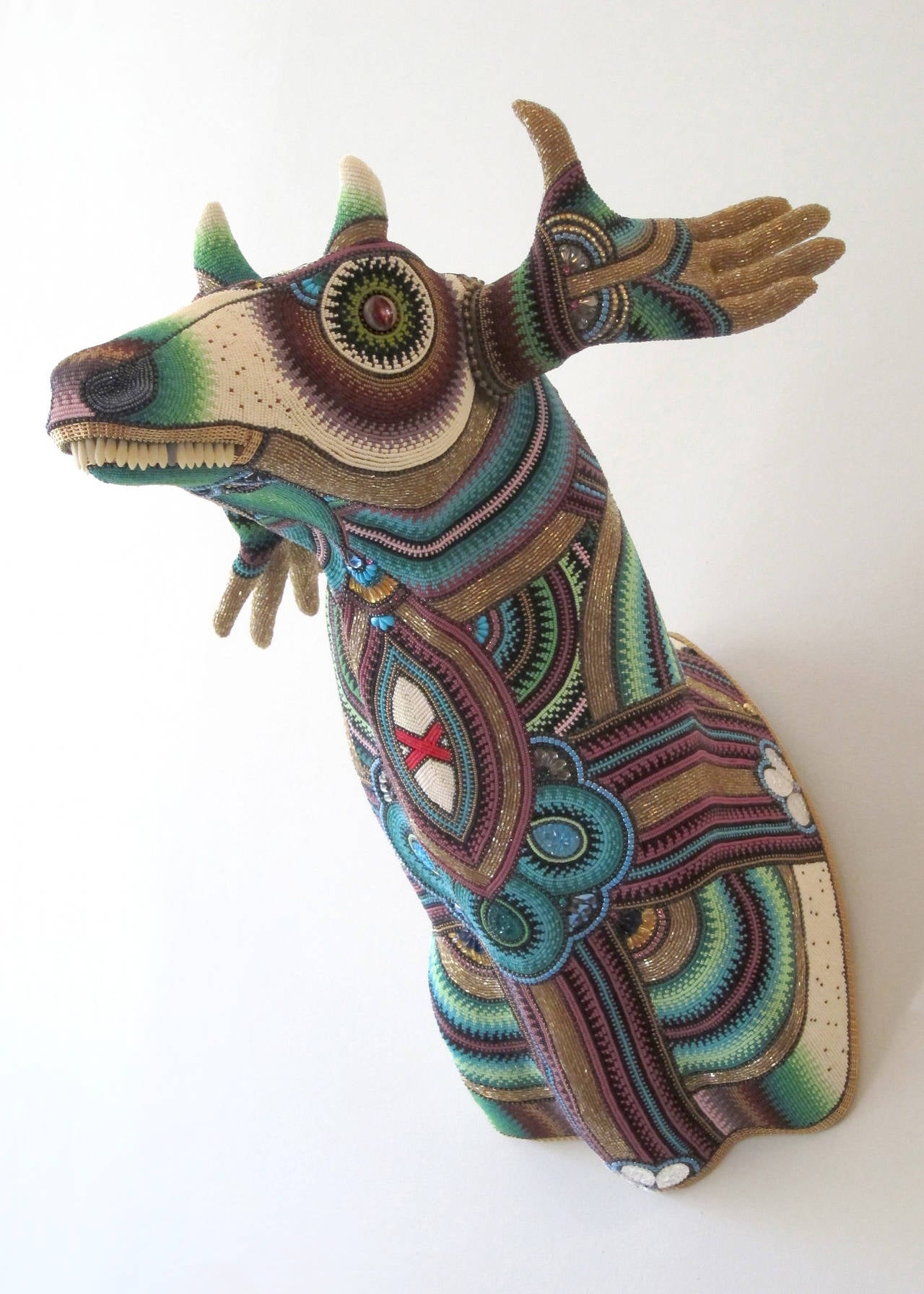 Jan Huling Figurative Sculpture - Reindeer Dance