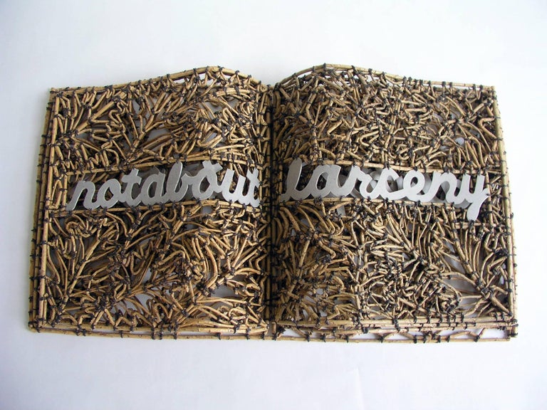 <i>Book of Larceny</i>, 2011, by John McQueen, offered by Duane Reed Gallery