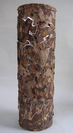 "Brief and Bitter Business" Wood Sculpture