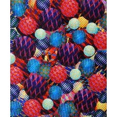 Space Tunnel by Aaron Karp, Vibrant Layered Acrylic Painting on Stretched Canvas 8