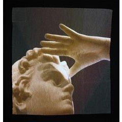 Seek by Luanne Rimel, Digital Print on Hand Stitched Fabric, Framed 10