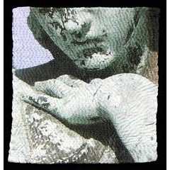 Muse by Luanne Rimel, Digital Print on Hand Stitched Fabric, Framed 12