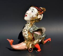 Metamorfoza by Irina Zaytceva, Hand Painted Illustration on Porcelain Figure