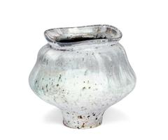 Wood Fired Porcelain Moon Jar by Perry Haas