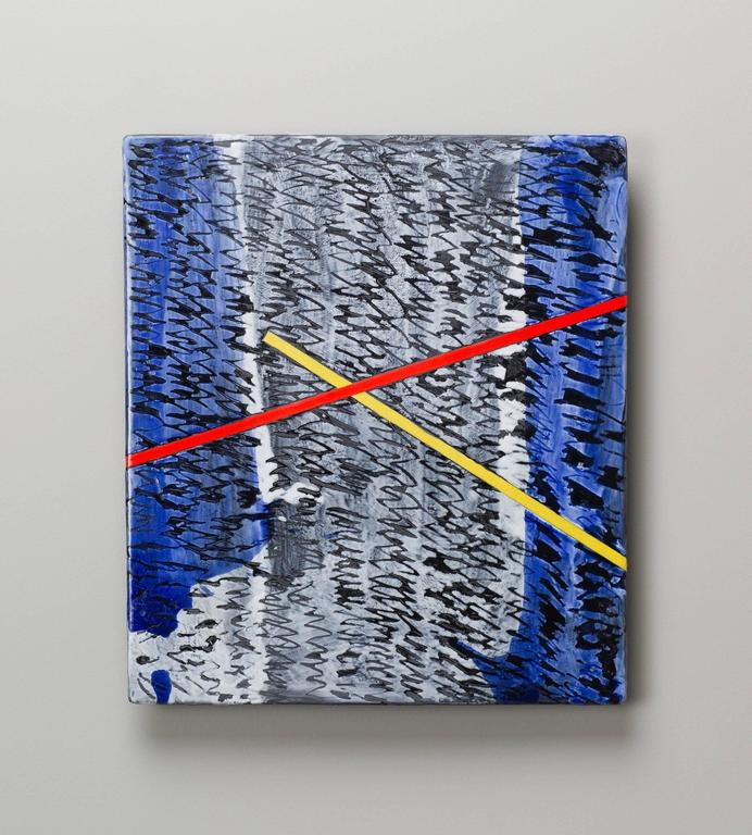 Jun Kaneko Abstract Sculpture - Contemporary Ceramic Wall Sculpture