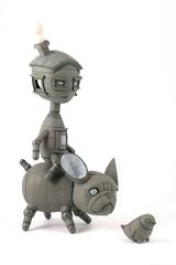 You First by Calvin Ma, Porcelain and Stoneware Ceramic Sculpture, 2016