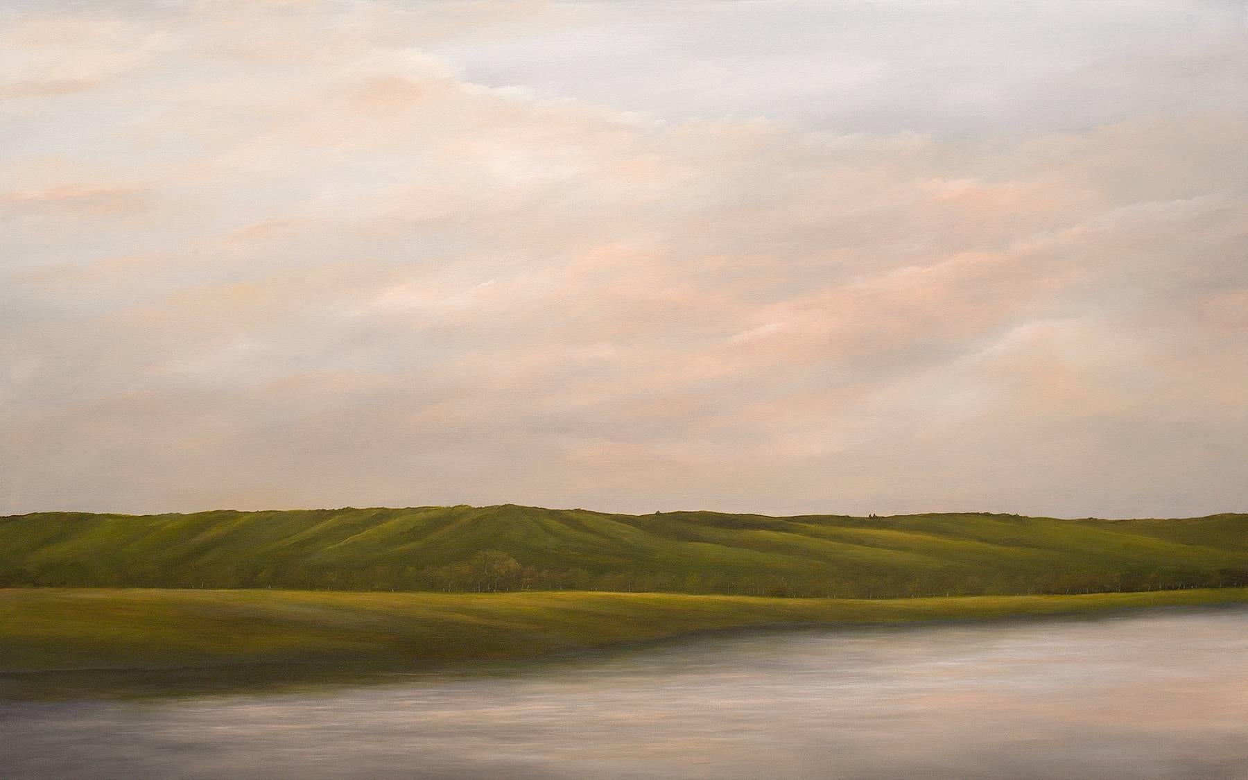 Channeling the Midwest and Western landscapes as sources for his mood-rich paintings, Bogosian has developed an extensive and breathtaking body of work. According to Bogosian, “My work is a response to the atmospheric, sublime qualities and