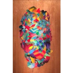 Composition 4 by Daniel Burnett , Dynamic Abstract Painting on Wood with Resin 6
