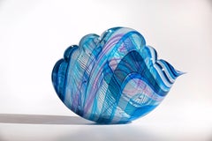 "South Seas Cloud" , Blown Glass Sculpture 